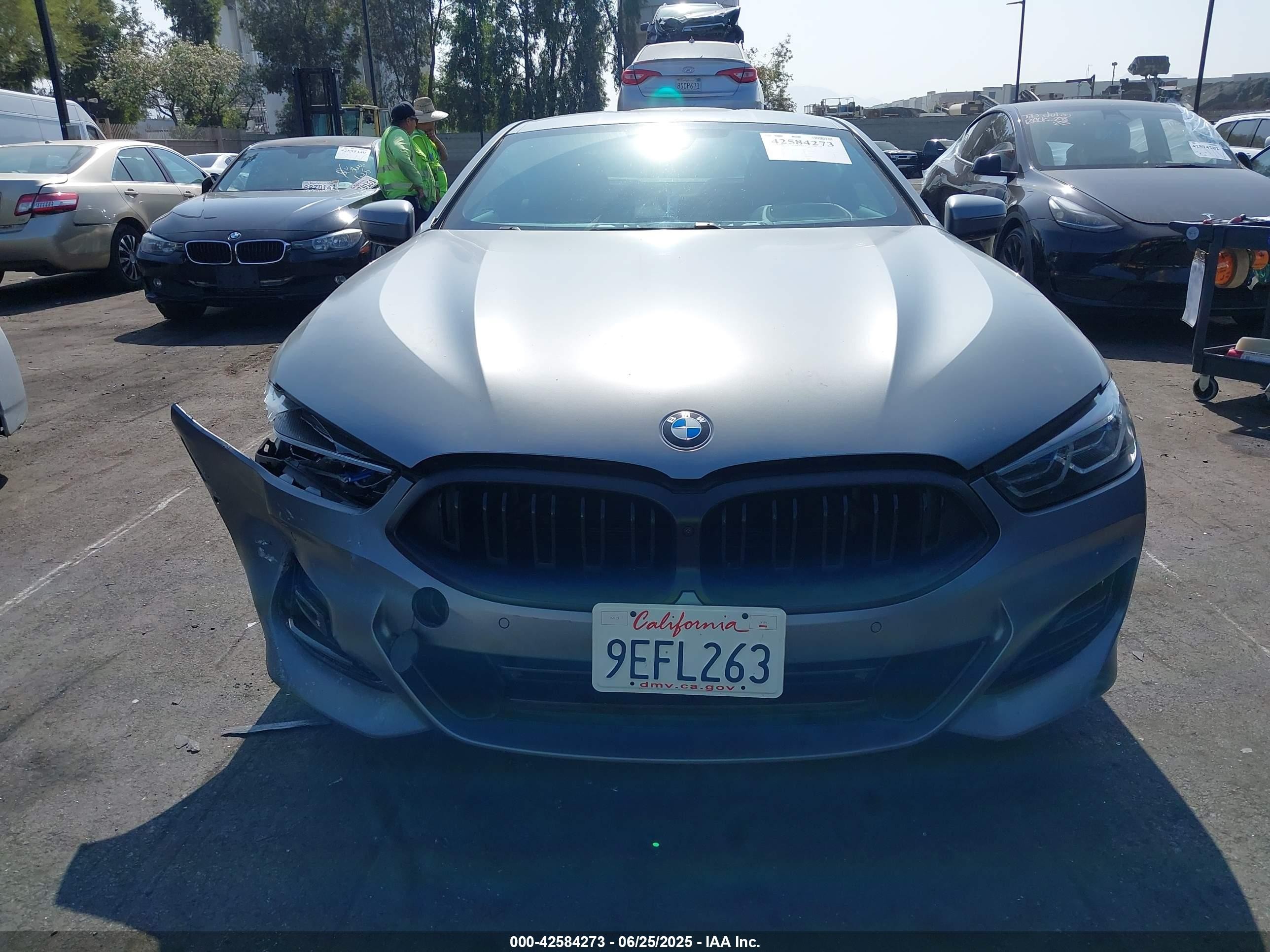 2023 Bmw 840 I Gray vin: WBAAE2C00PCM03091
