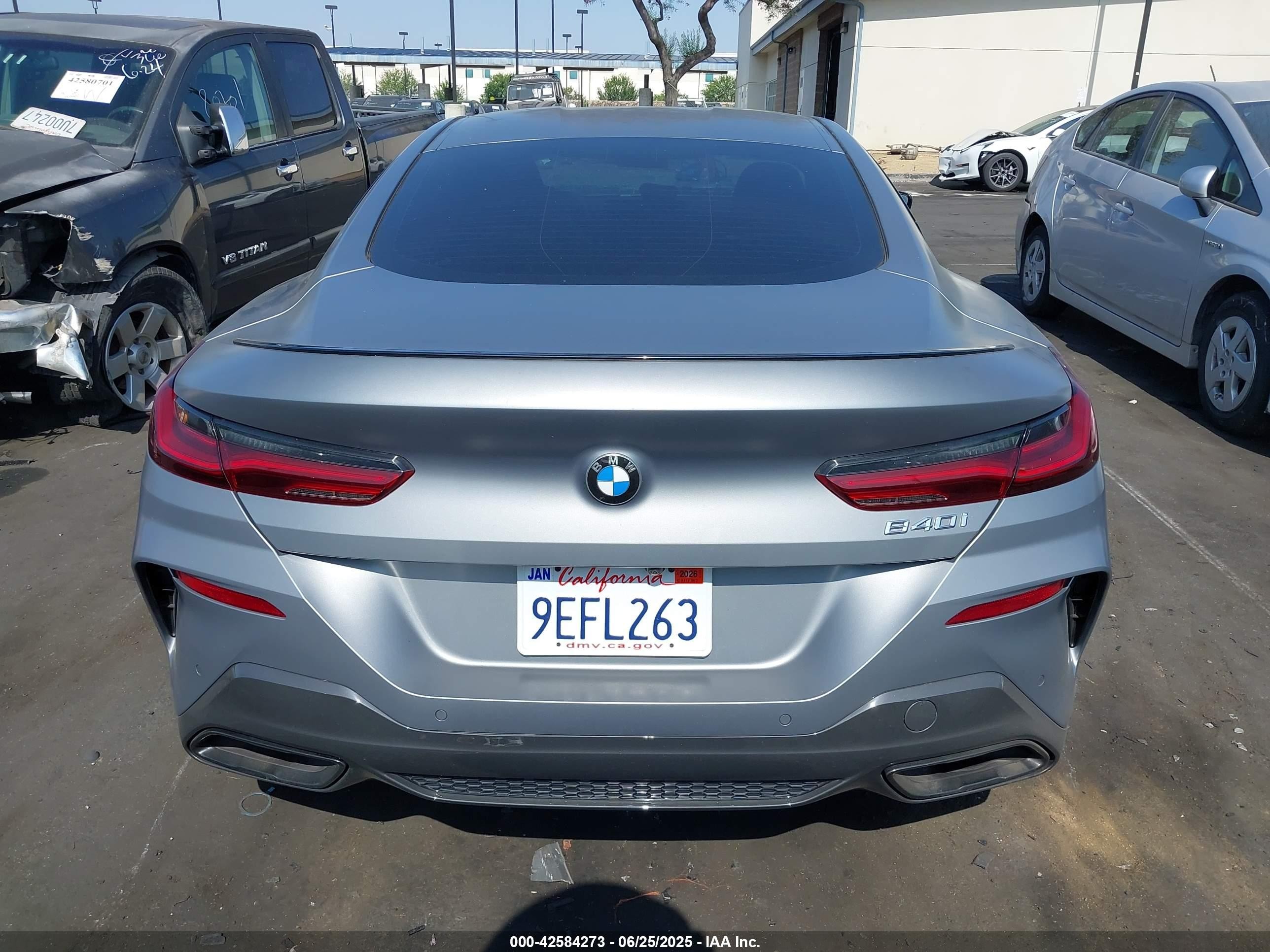 2023 Bmw 840 I Gray vin: WBAAE2C00PCM03091