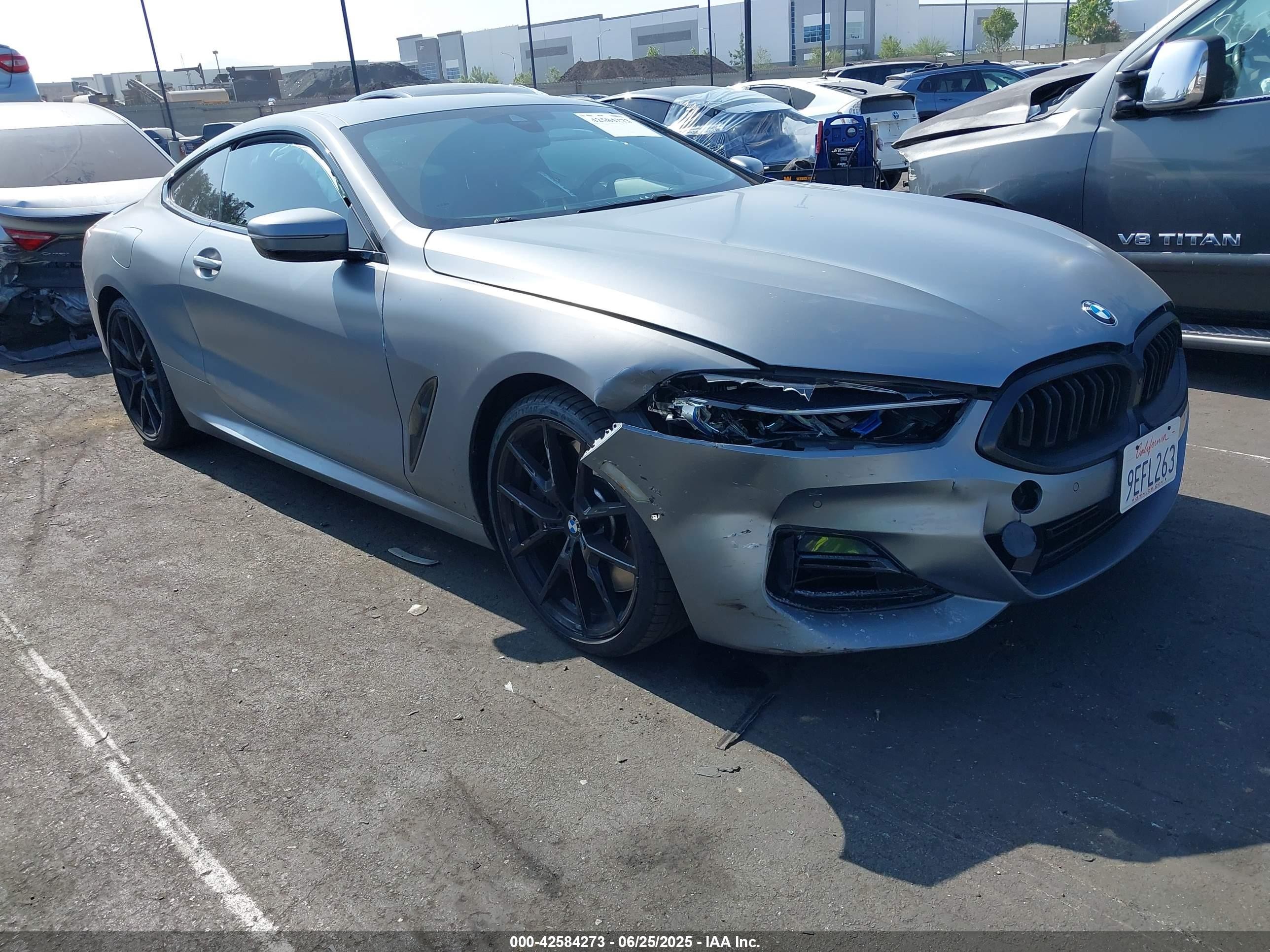 2023 Bmw 840 I Gray vin: WBAAE2C00PCM03091