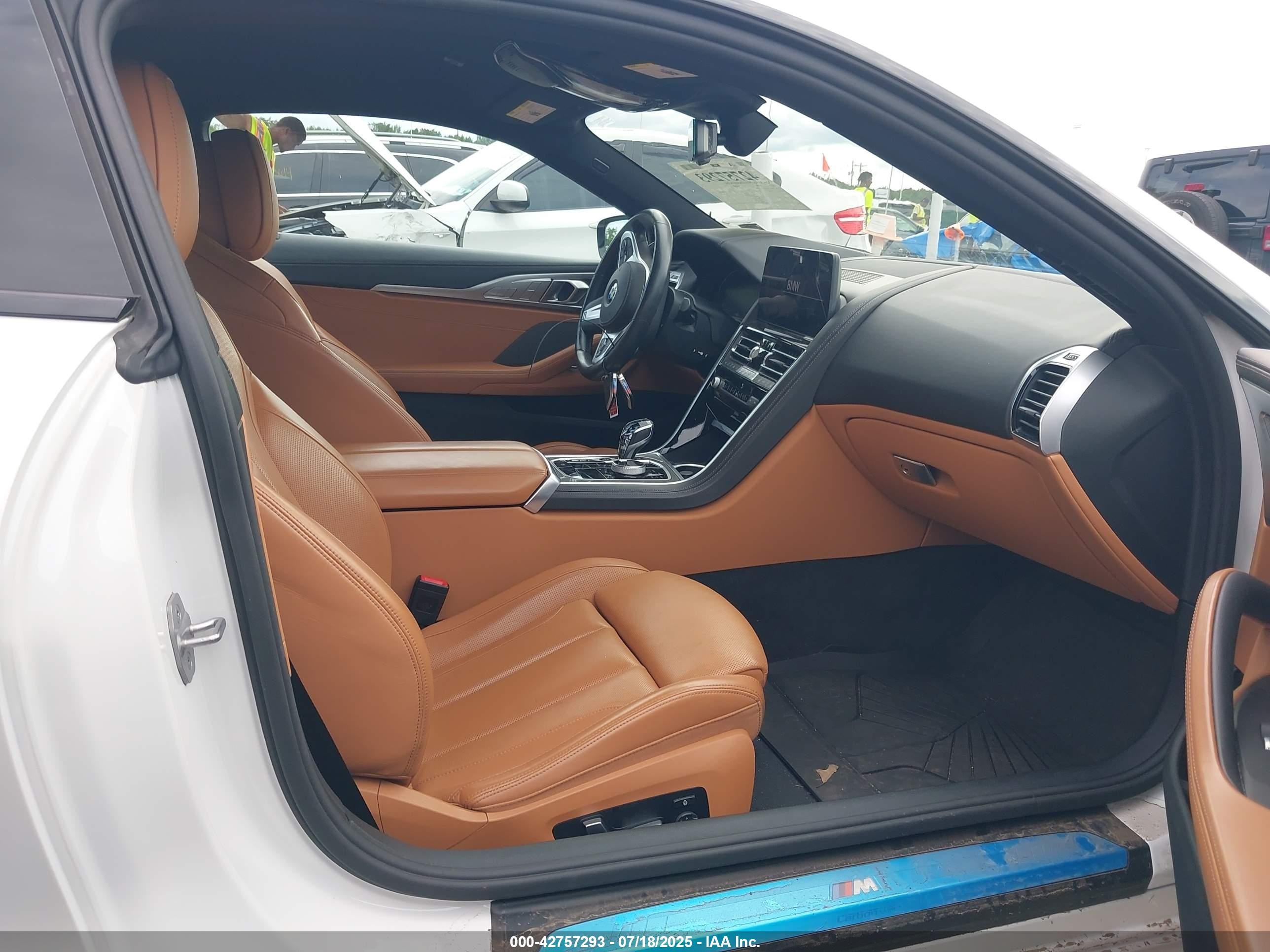 2023 Bmw 840 I Xdrive White vin: WBAAE4C03PCM11990
