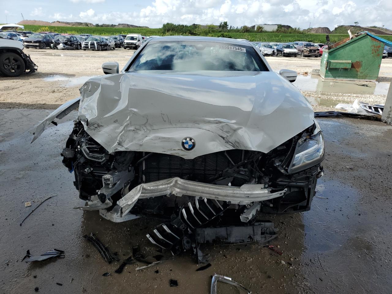 2022 Bmw 840xi    White vin: WBAAE4C08NCH97015