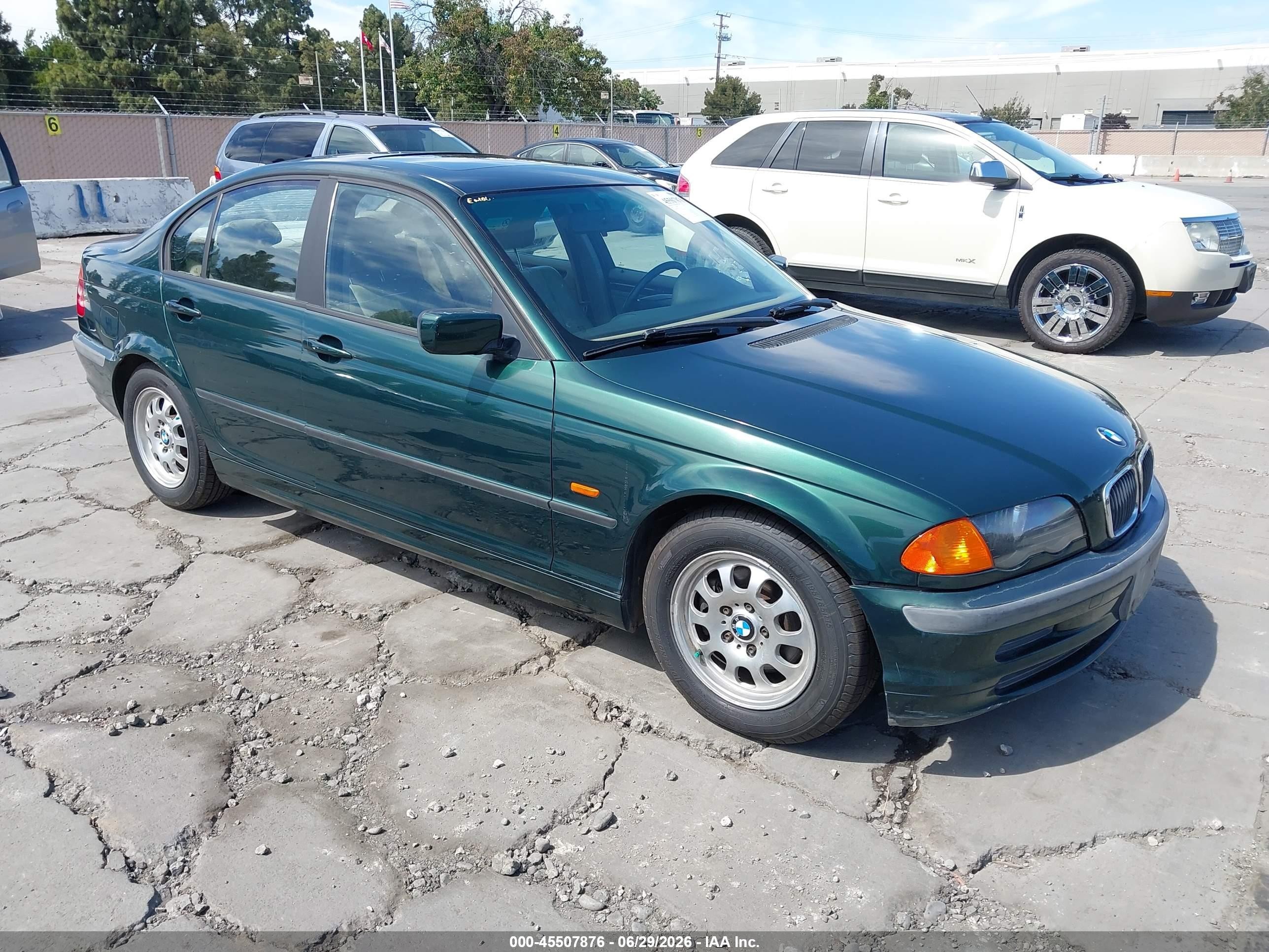 1999 Bmw 323i   Green vin: WBAAM3331XFP51225