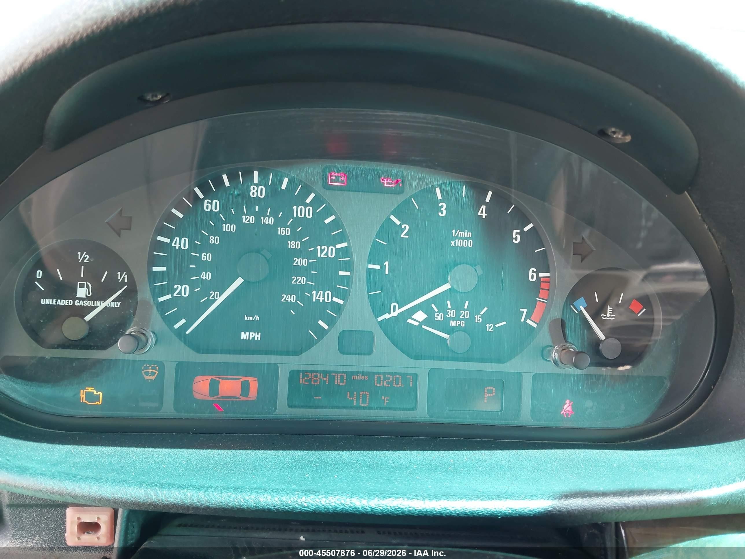 1999 Bmw 323i   Green vin: WBAAM3331XFP51225