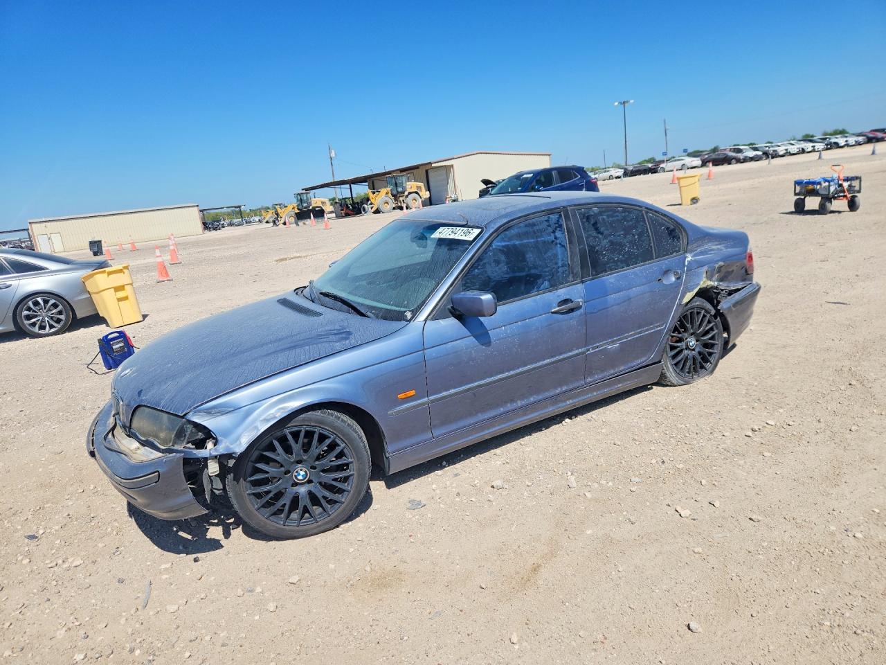 1999 Bmw 323 I Automatic Blue vin: WBAAM3334XFP58752