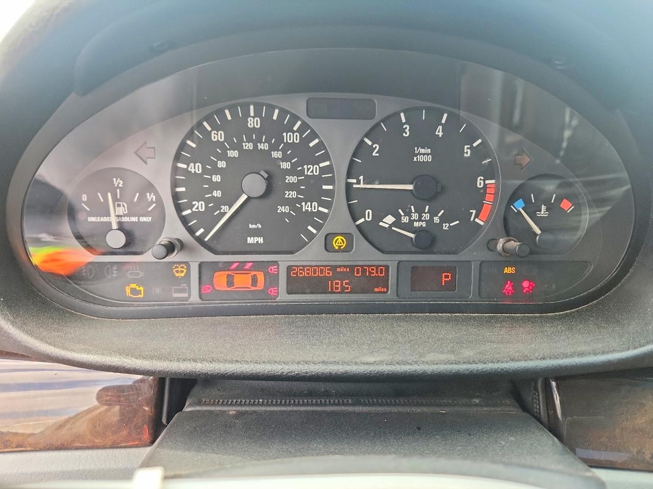 1999 Bmw 323 I Automatic Blue vin: WBAAM3334XFP58752