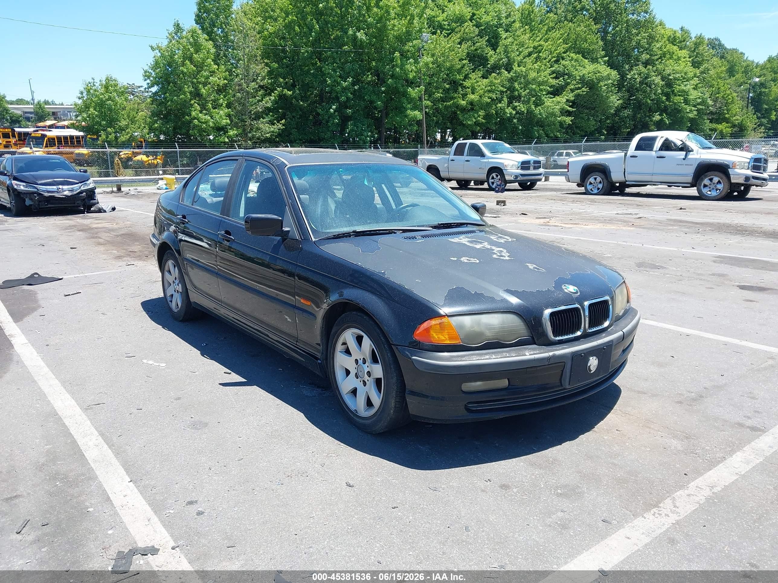 1999 Bmw 323i   Black vin: WBAAM3334XFP62347