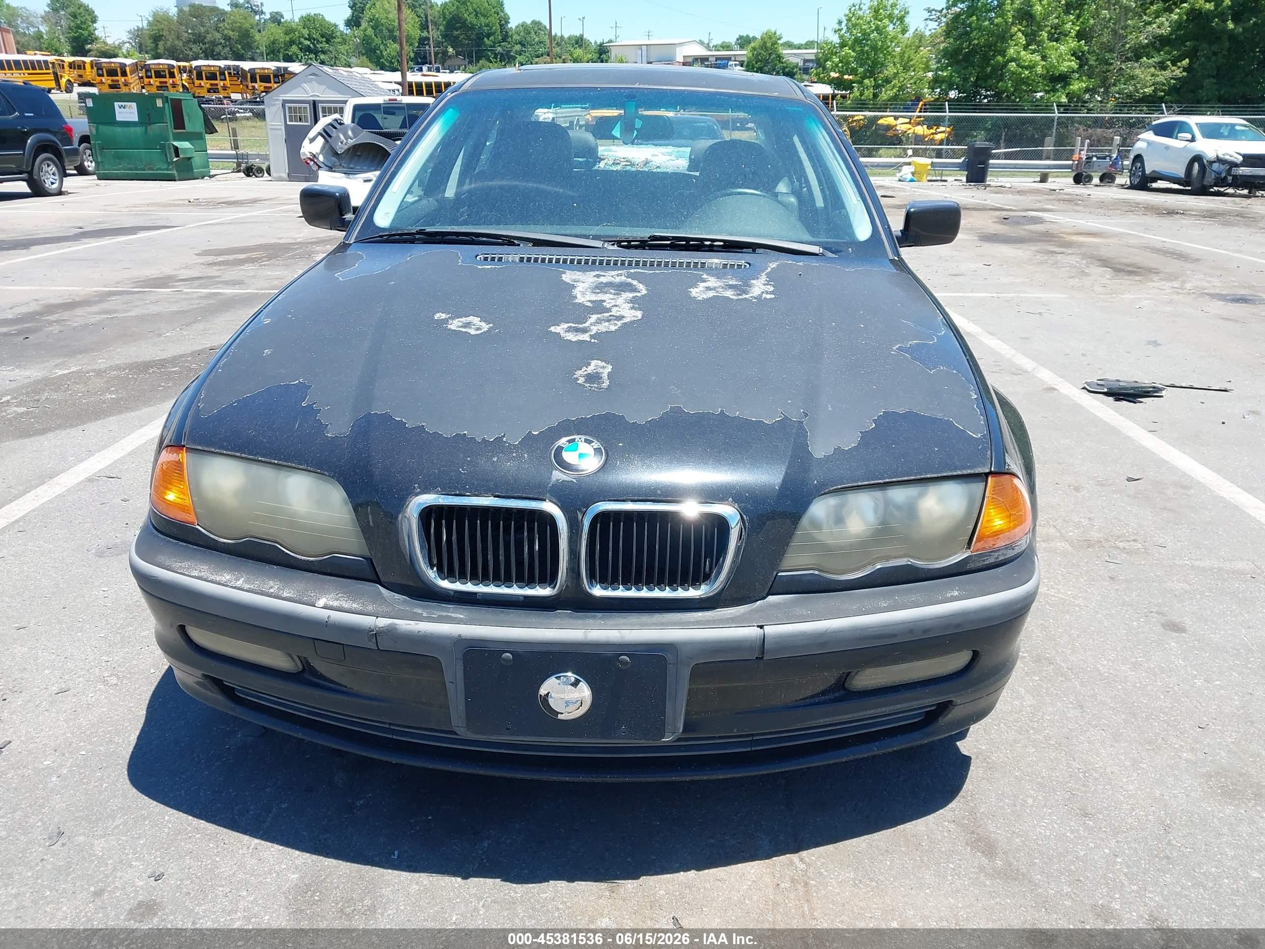 1999 Bmw 323i   Black vin: WBAAM3334XFP62347
