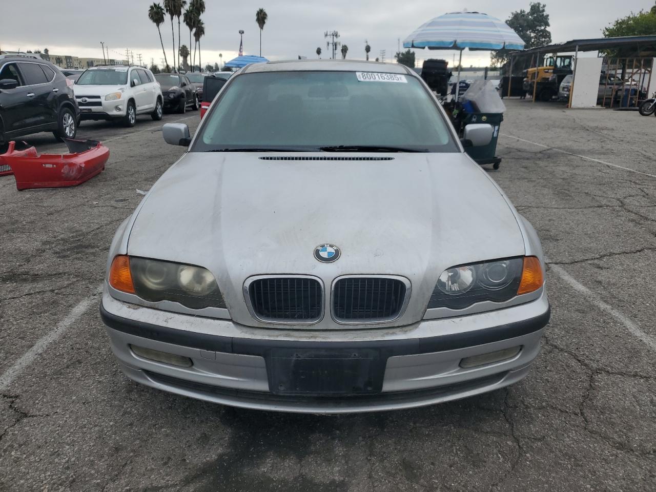 2000 Bmw 323 I Silver vin: WBAAM3336YCD57189