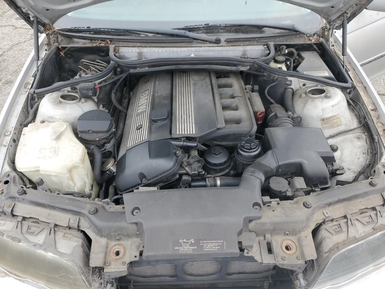 2000 Bmw 323 I Silver vin: WBAAM3336YCD57189