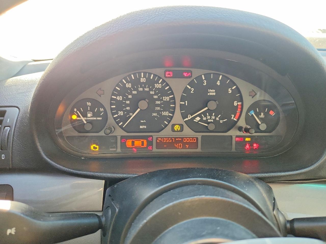 1999 Bmw 323 I Gray vin: WBAAM3339XCD55323