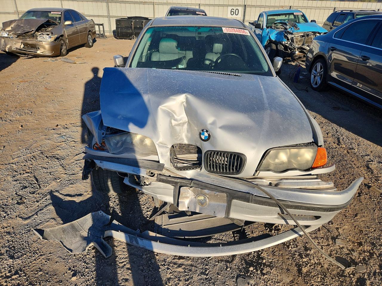 1999 Bmw 323 I Gray vin: WBAAM3339XCD55323