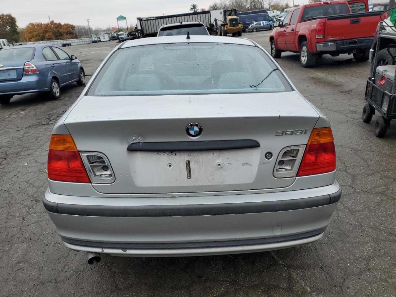 2000 Bmw 323 I Silver vin: WBAAM3343YCB22208