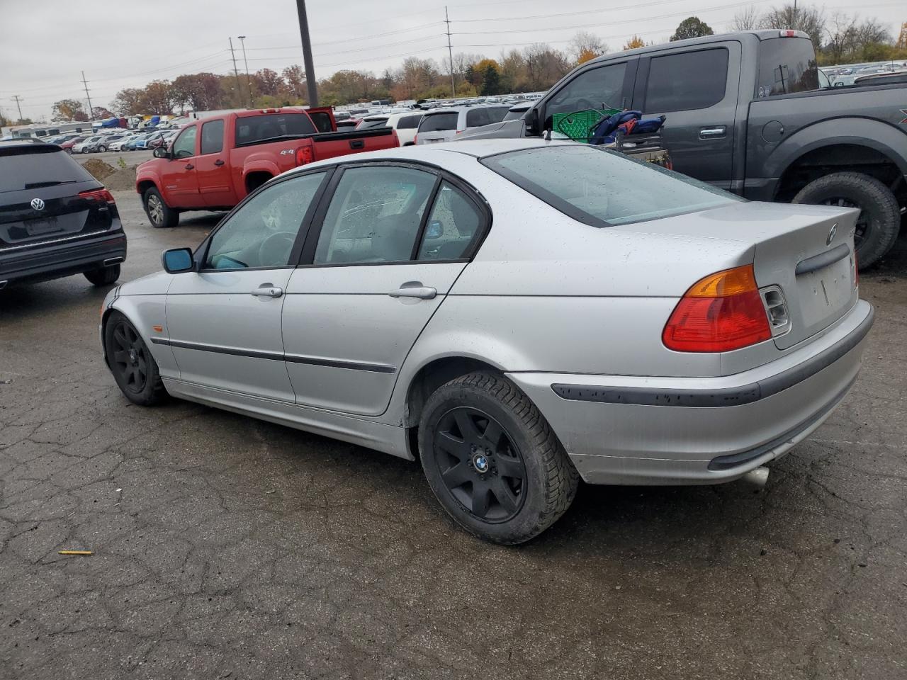 2000 Bmw 323 I Silver vin: WBAAM3343YCB22208