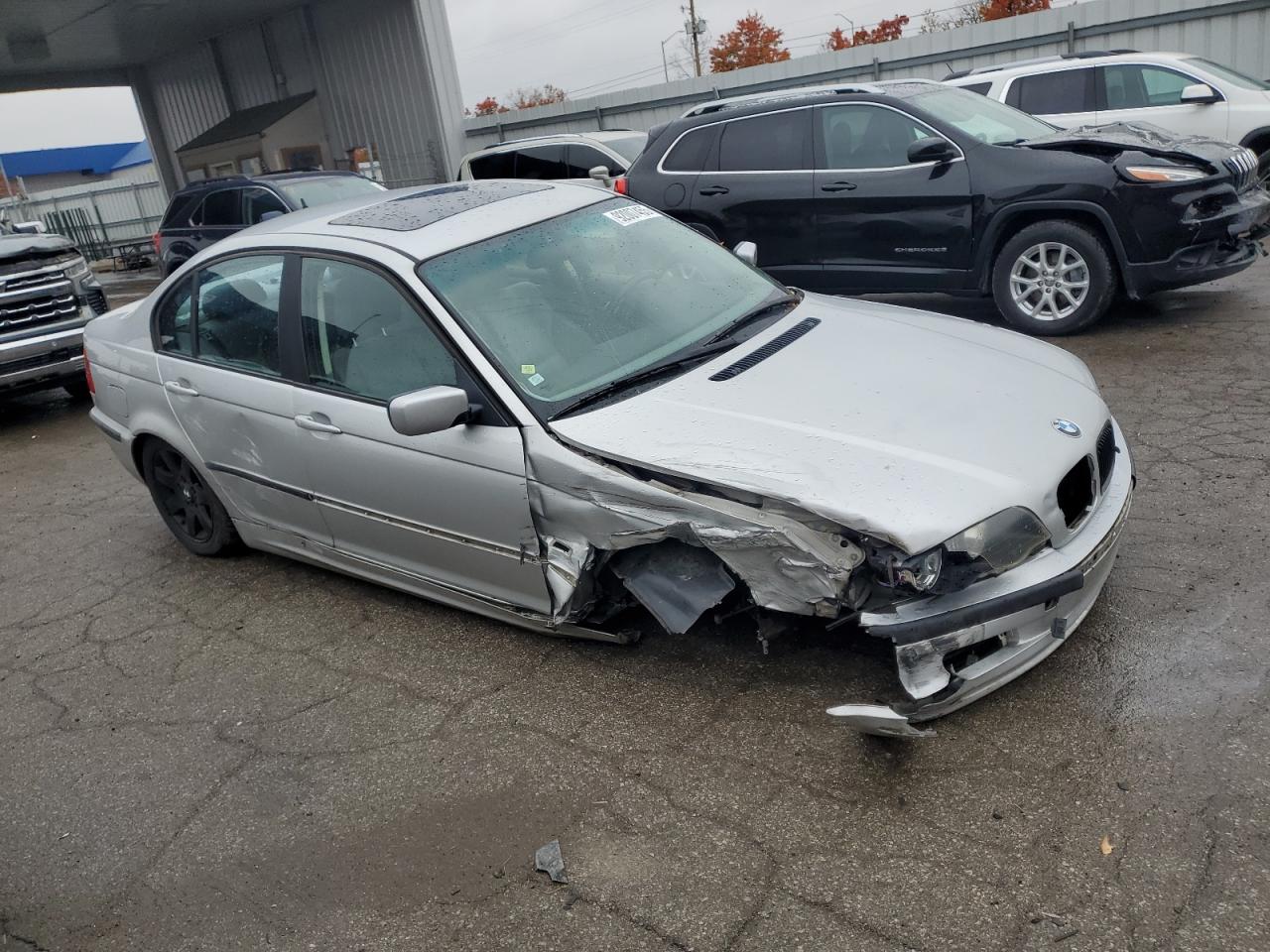 2000 Bmw 323 I Silver vin: WBAAM3343YCB22208