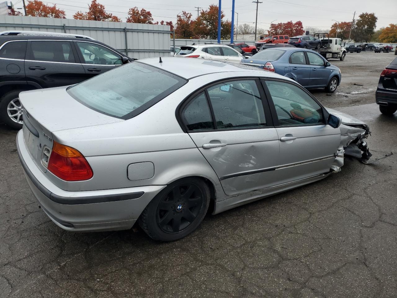 2000 Bmw 323 I Silver vin: WBAAM3343YCB22208