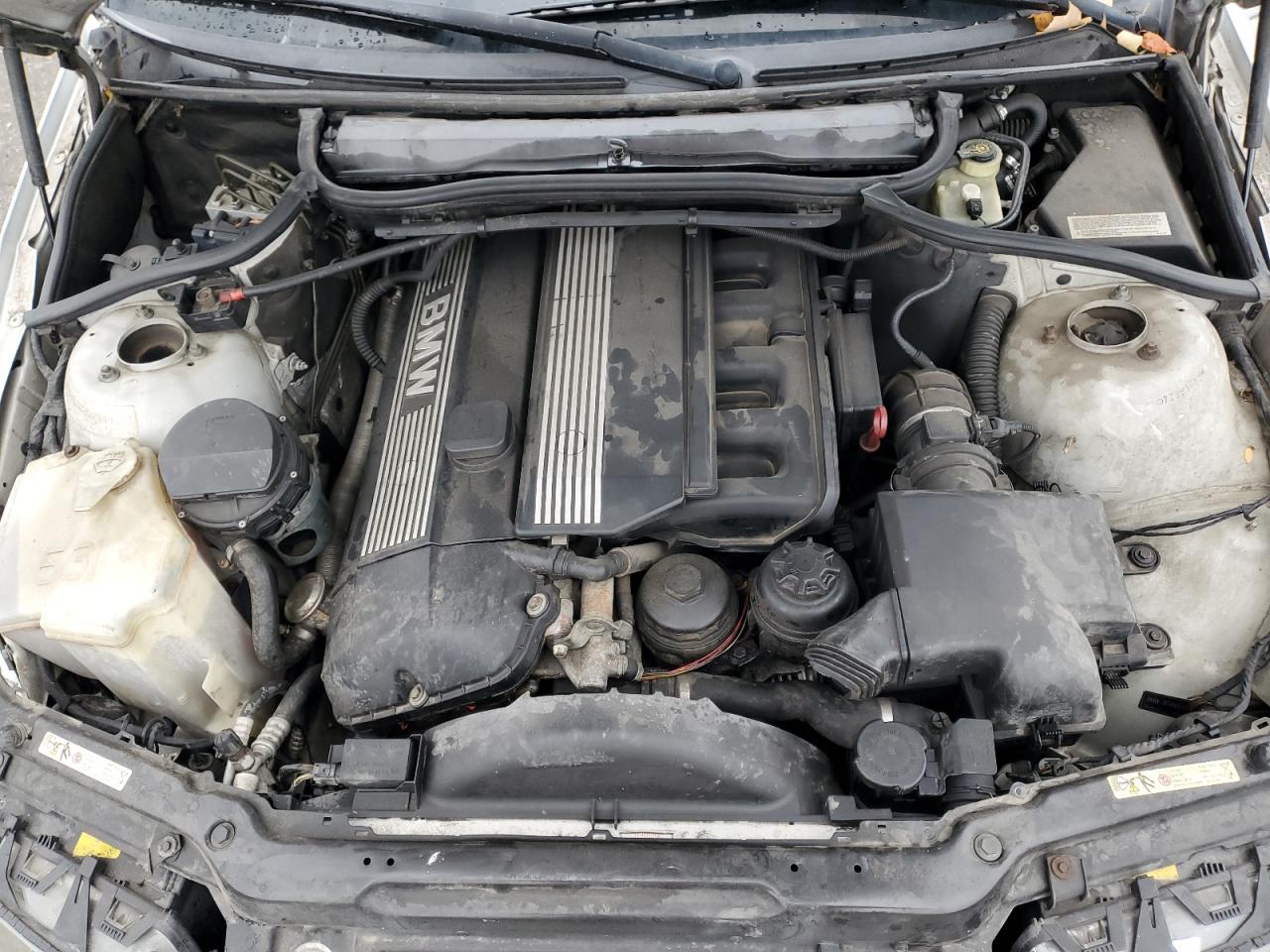 2000 Bmw 323 I Silver vin: WBAAM3343YCB22208