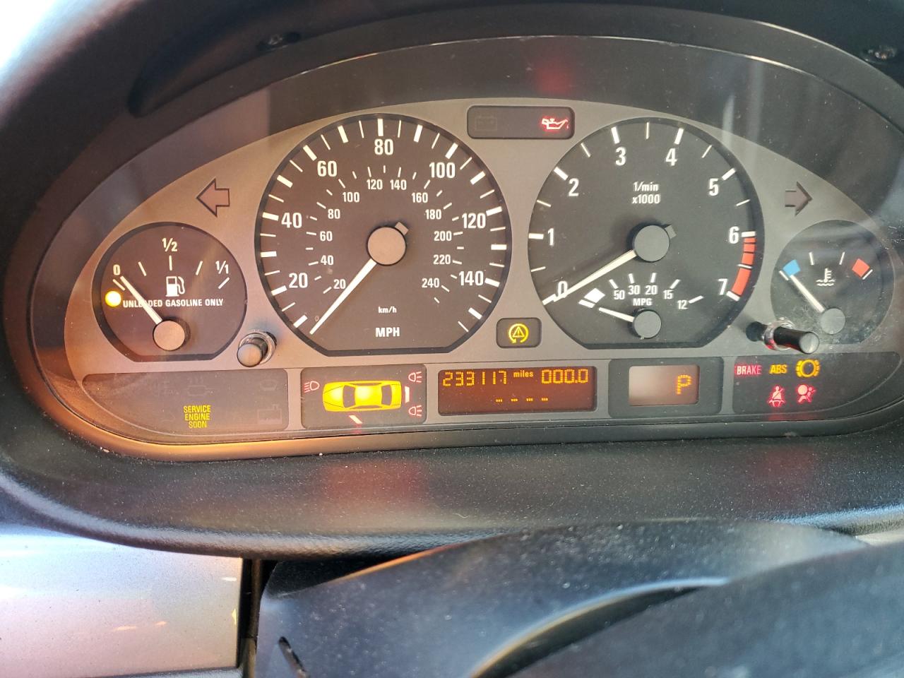 2000 Bmw 323 I Silver vin: WBAAM3343YCB22208