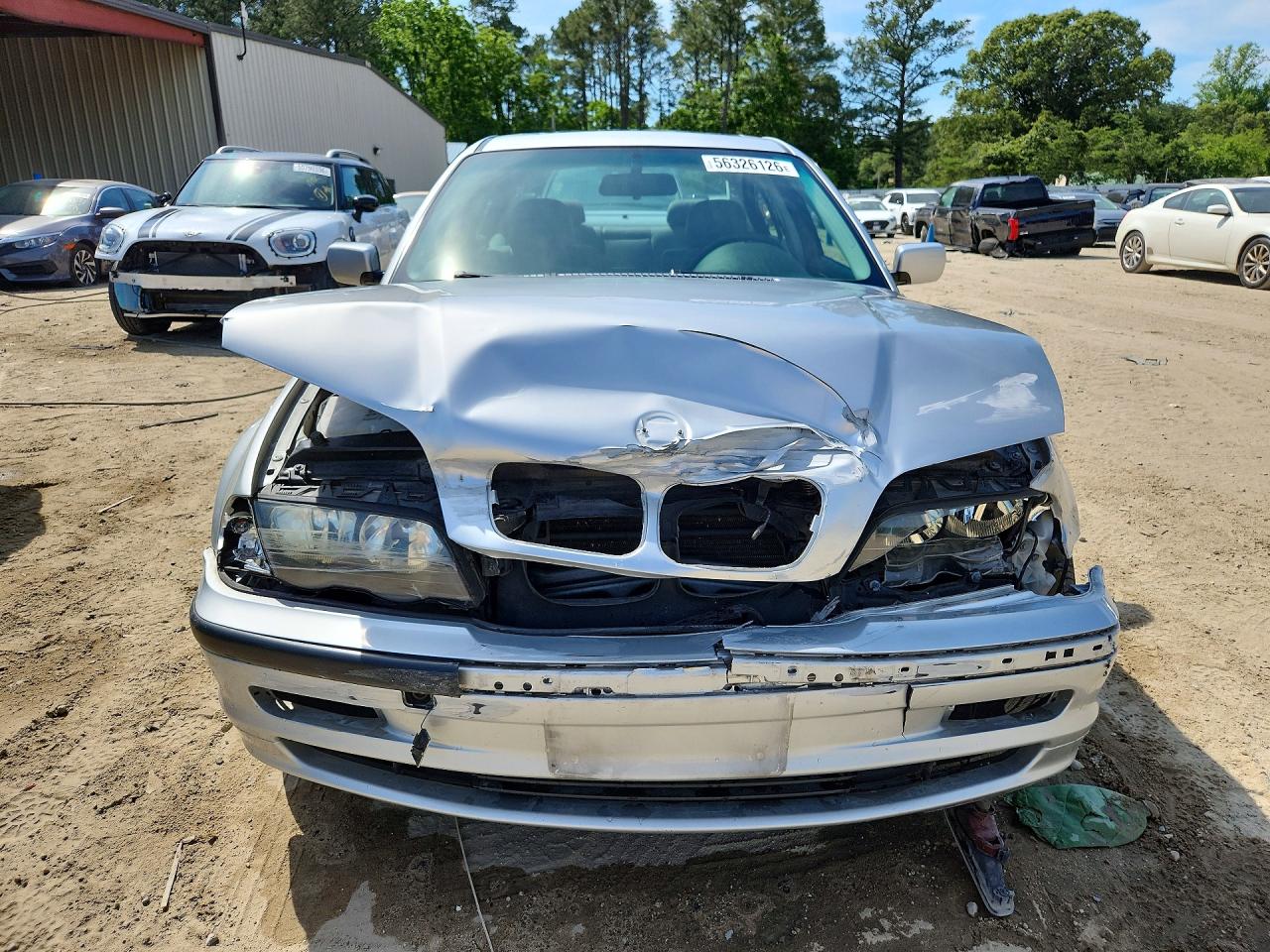2000 Bmw 323 I Silver vin: WBAAM3345YCD58875