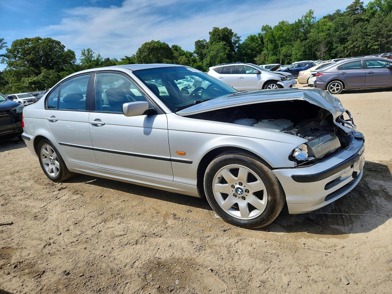 2000 Bmw 323 I Silver vin: WBAAM3345YCD58875
