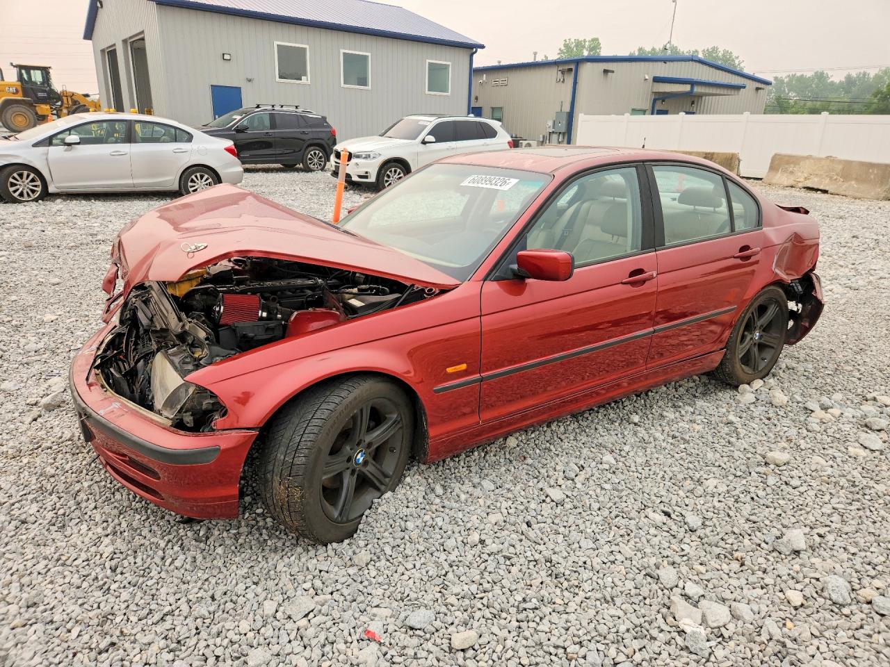 2000 Bmw 323 I Burgundy vin: WBAAM3345YFP72556