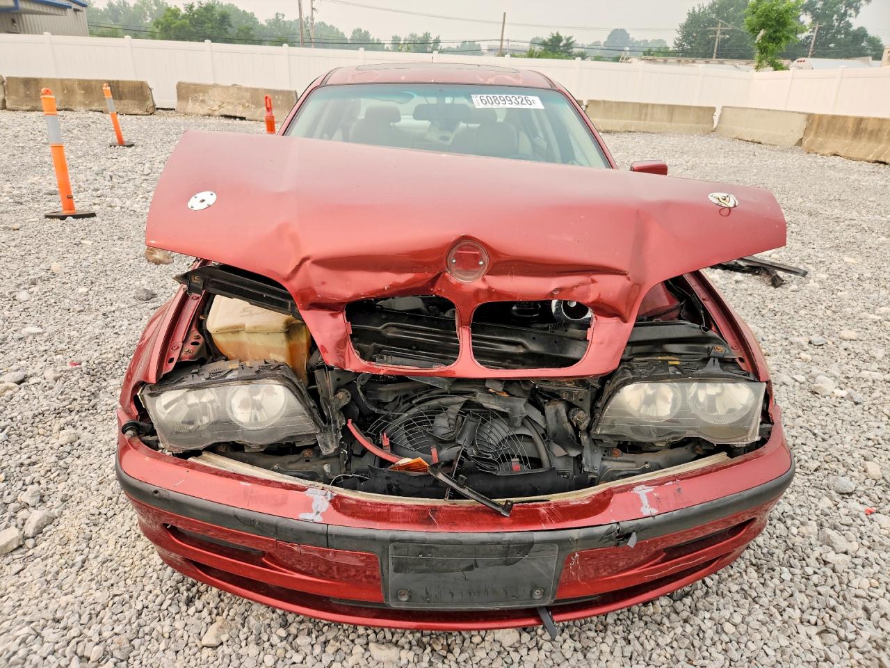 2000 Bmw 323 I Burgundy vin: WBAAM3345YFP72556