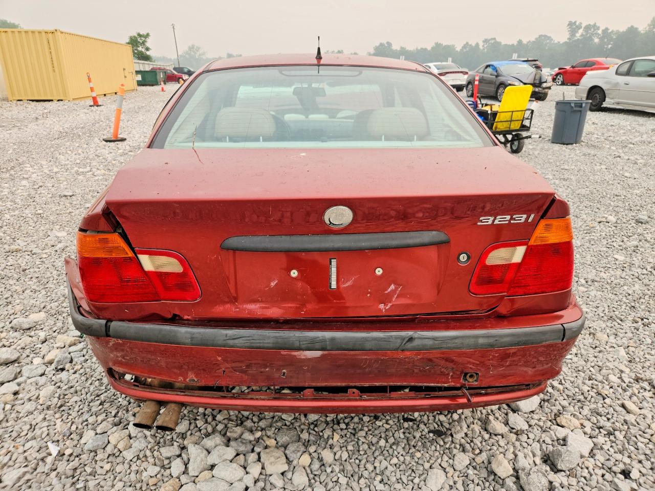 2000 Bmw 323 I Burgundy vin: WBAAM3345YFP72556