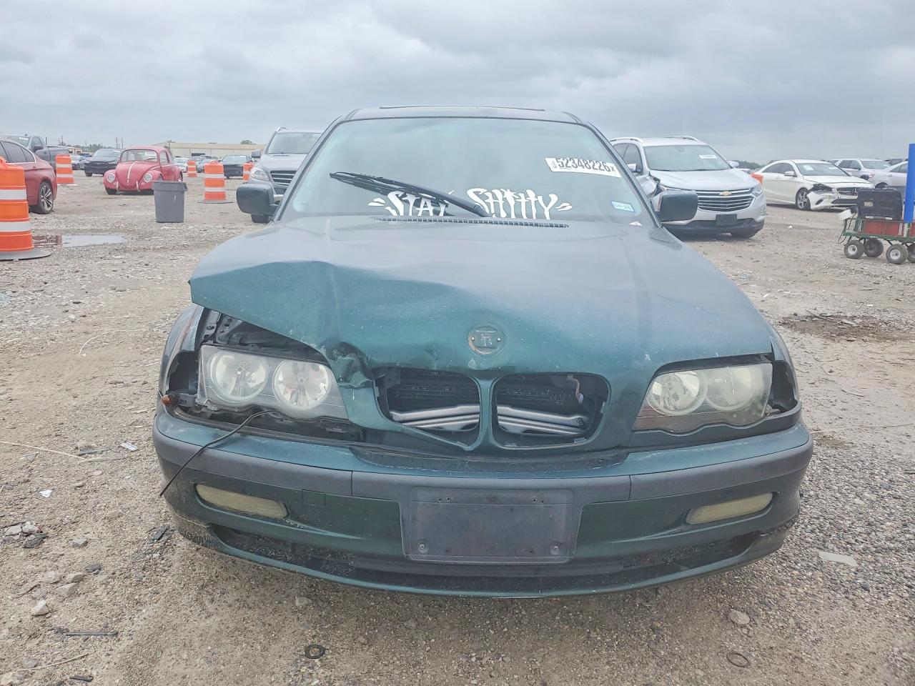 2000 Bmw 323 I Green vin: WBAAM3349YCD57809