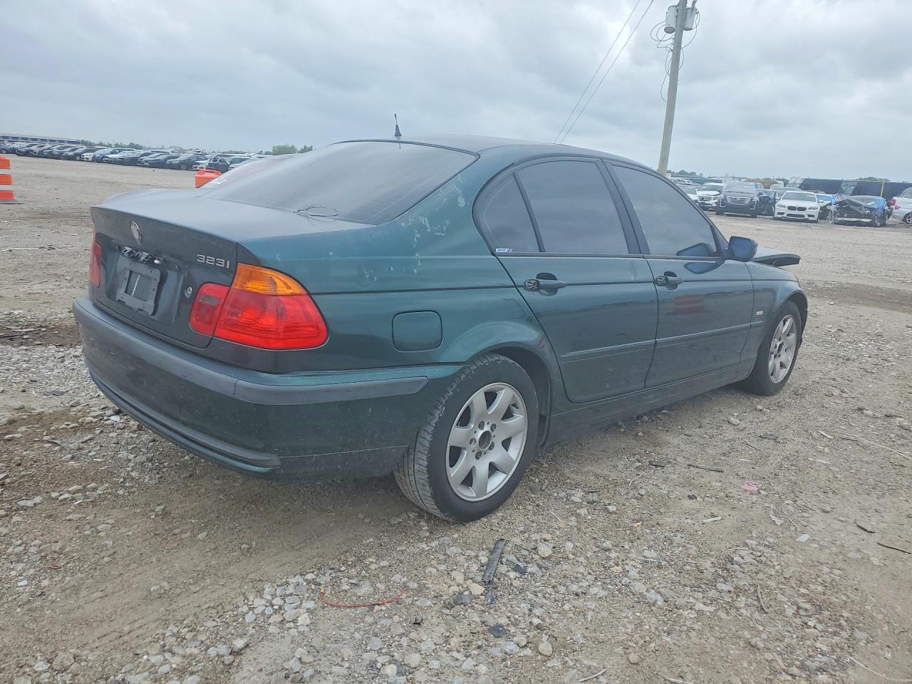 2000 Bmw 323 I Green vin: WBAAM3349YCD57809