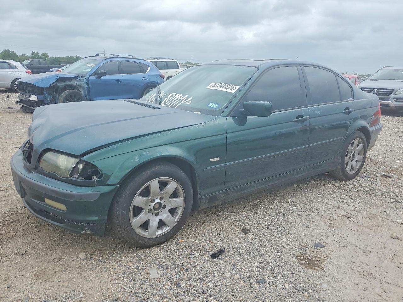 2000 Bmw 323 I Green vin: WBAAM3349YCD57809