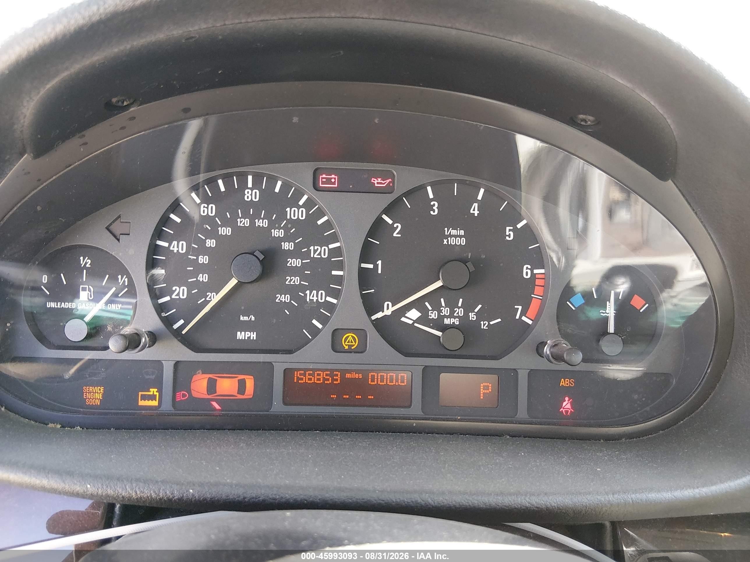 2000 Bmw 323i   Silver vin: WBAAM334XYCB23050