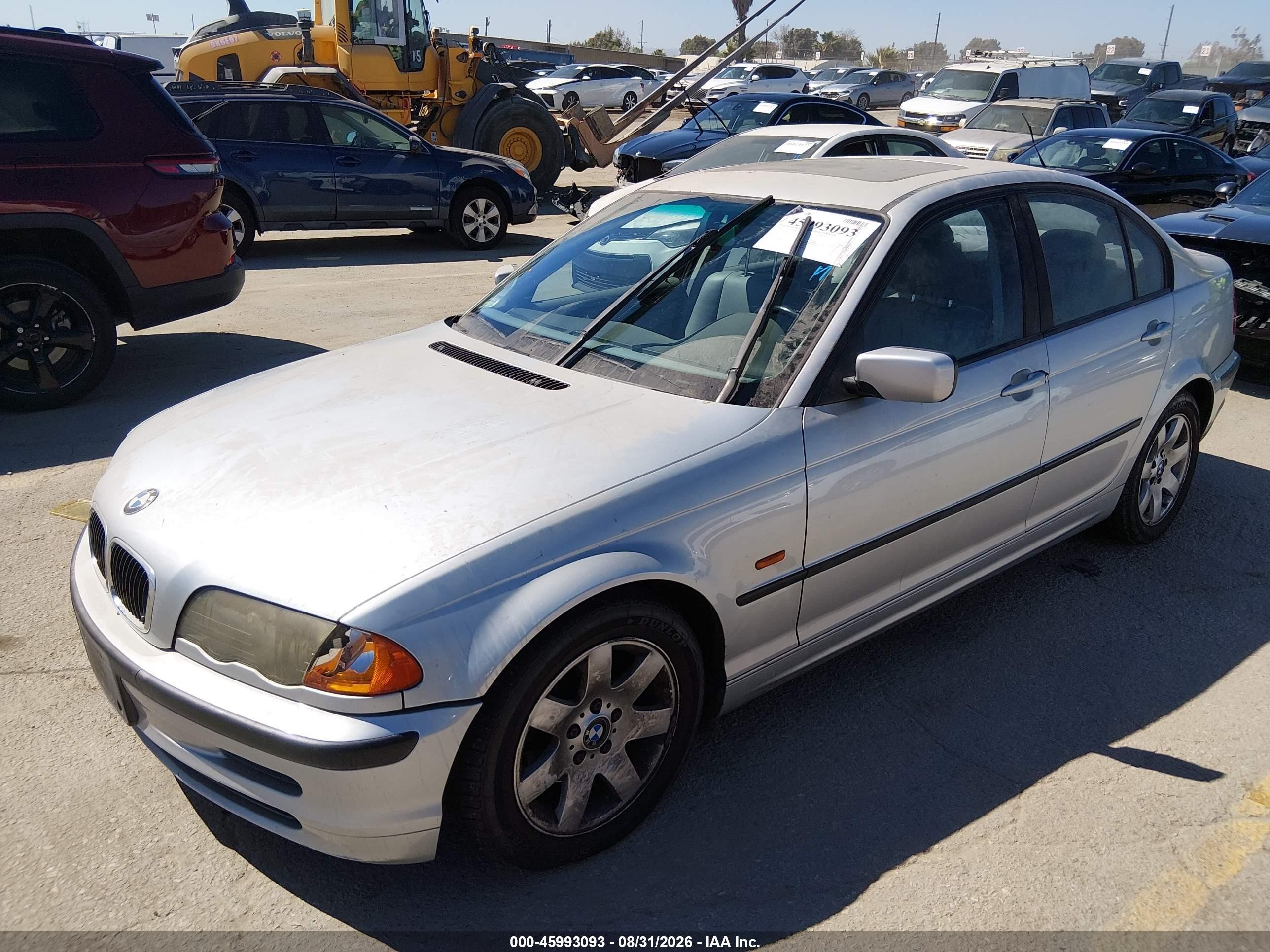 2000 Bmw 323i   Silver vin: WBAAM334XYCB23050