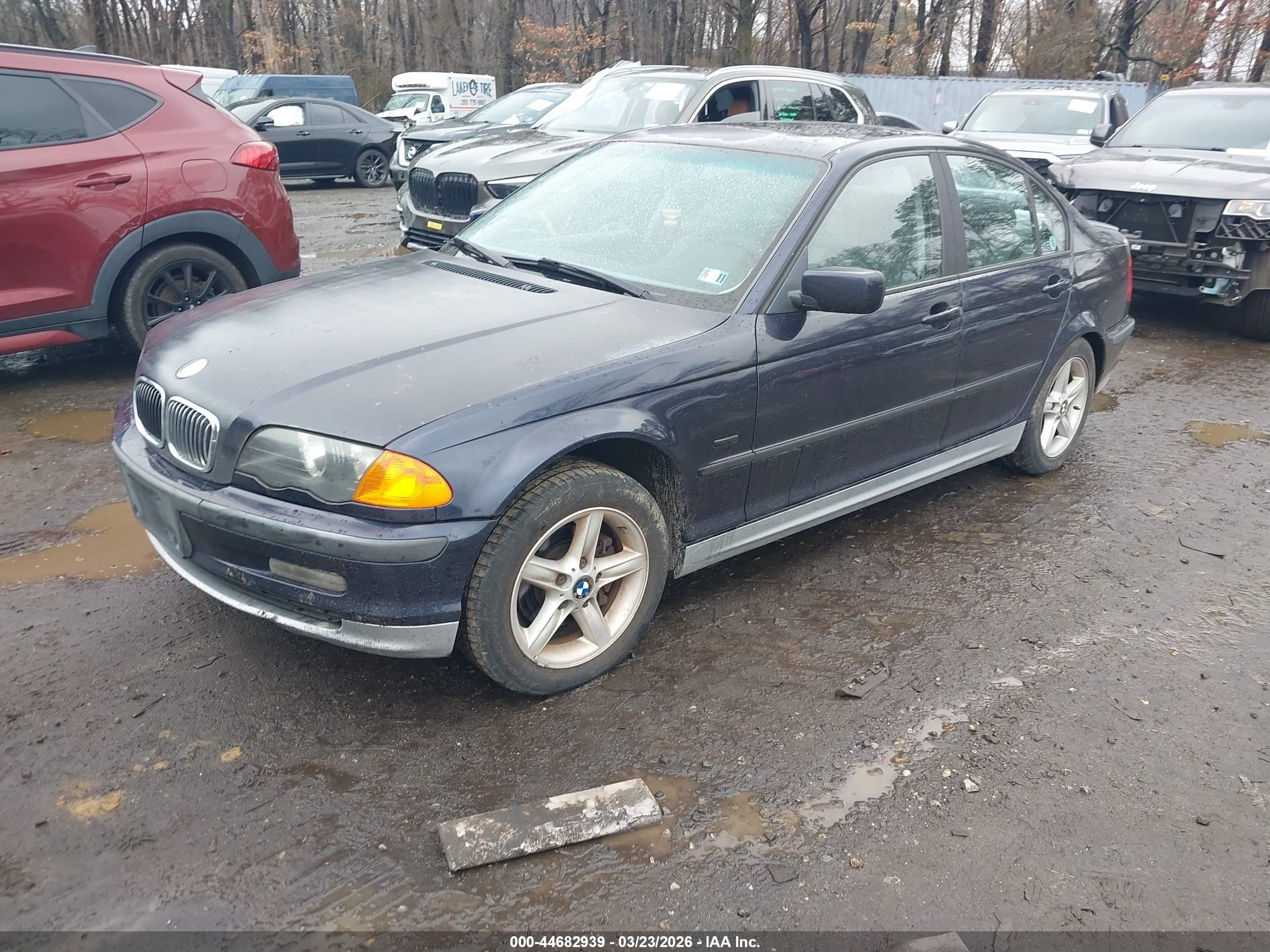 2000 Bmw 323i   Blue vin: WBAAM334XYCD64896