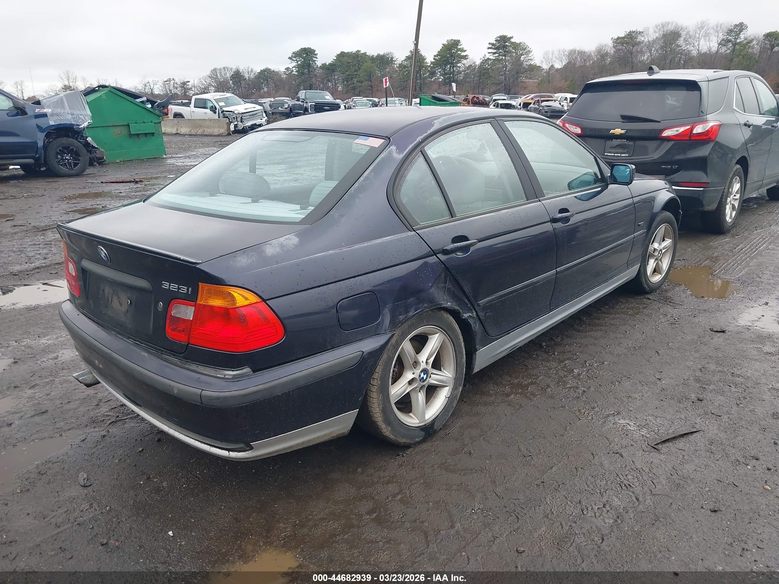 2000 Bmw 323i   Blue vin: WBAAM334XYCD64896