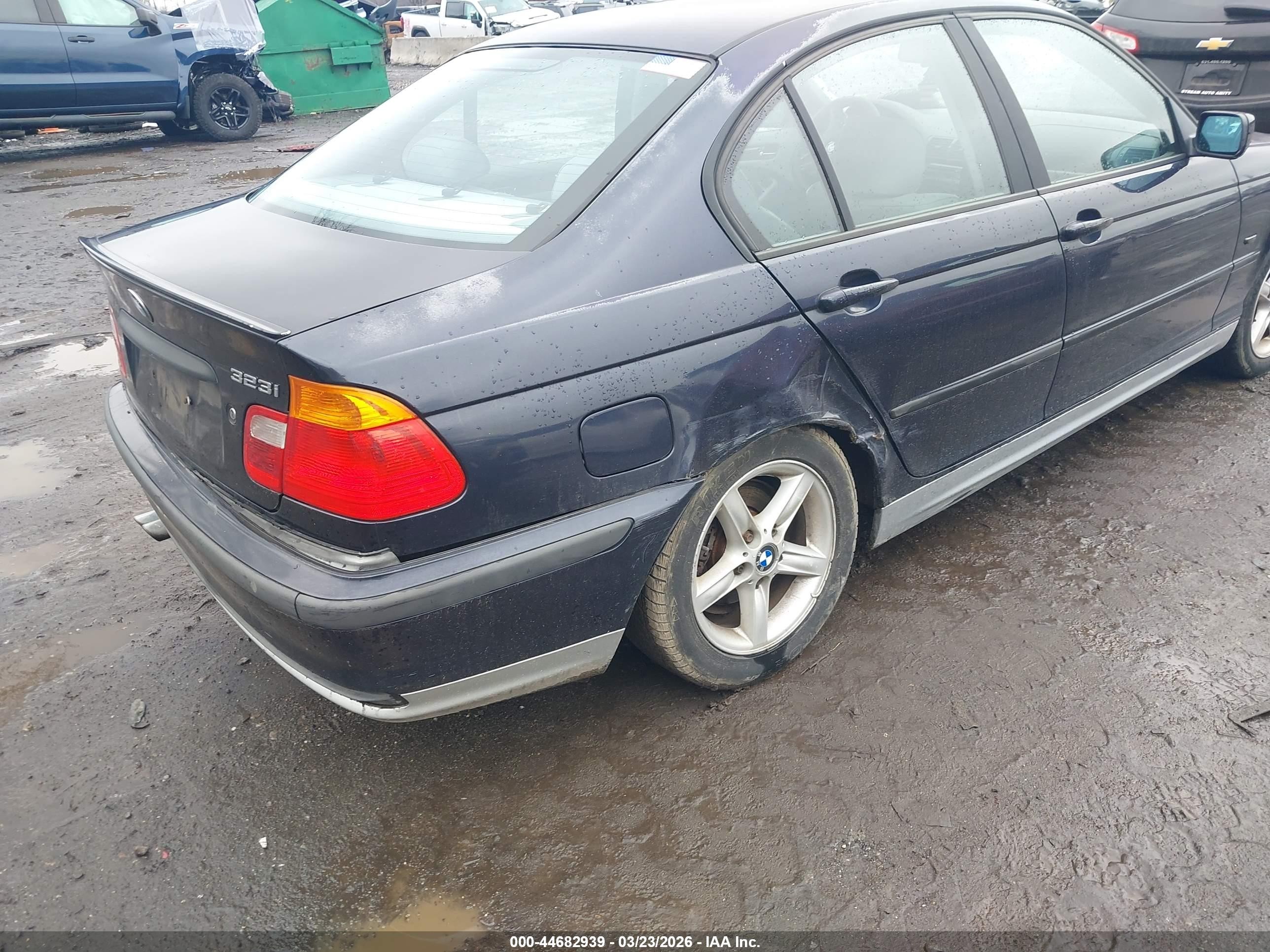 2000 Bmw 323i   Blue vin: WBAAM334XYCD64896