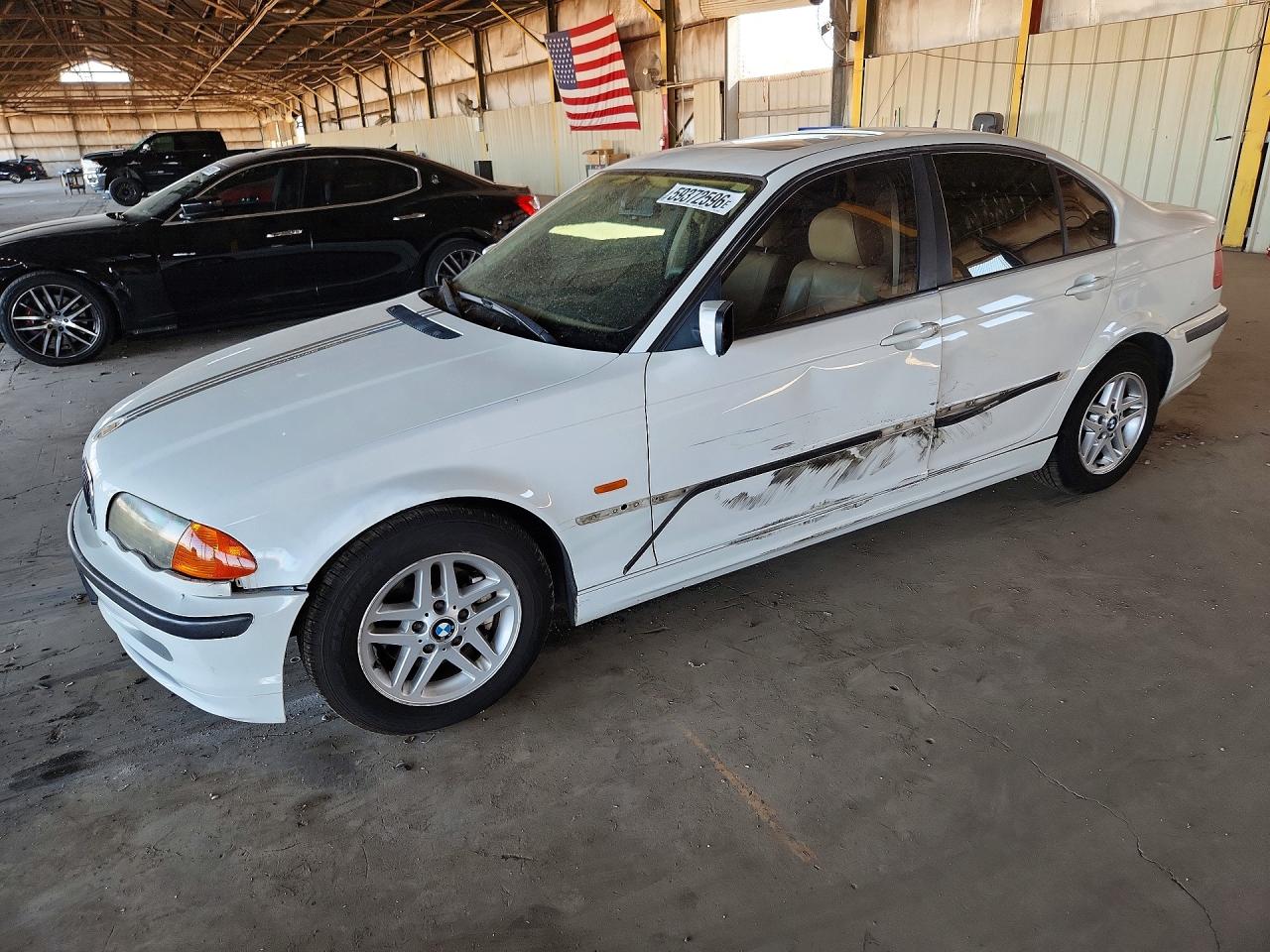 2000 Bmw 323 I White vin: WBAAM334XYFP73685