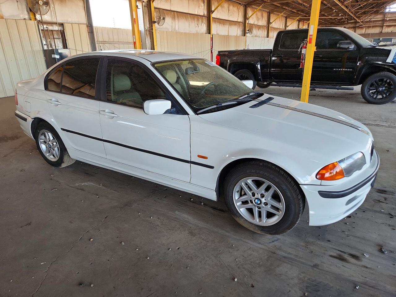 2000 Bmw 323 I White vin: WBAAM334XYFP73685