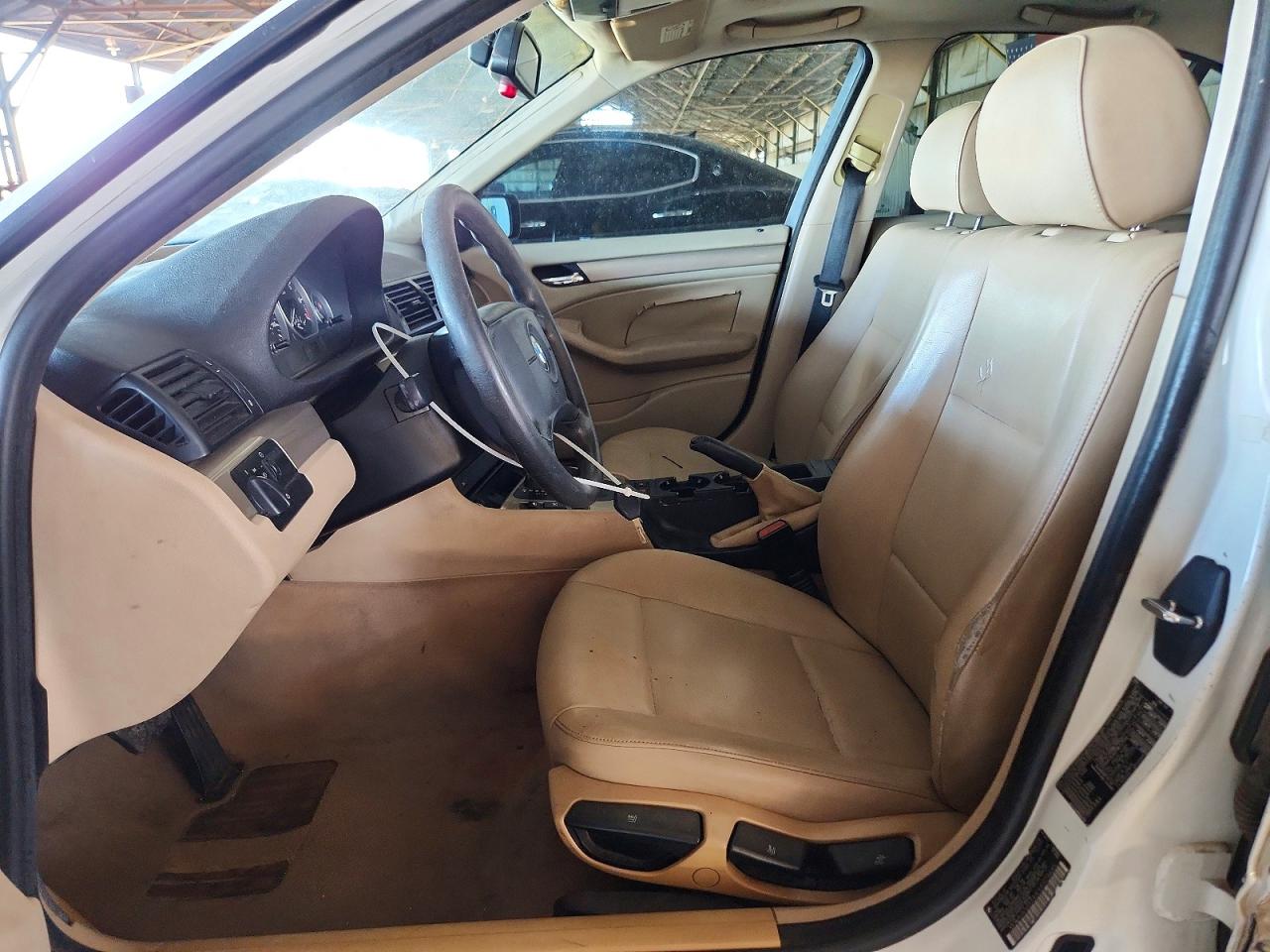 2000 Bmw 323 I White vin: WBAAM334XYFP73685