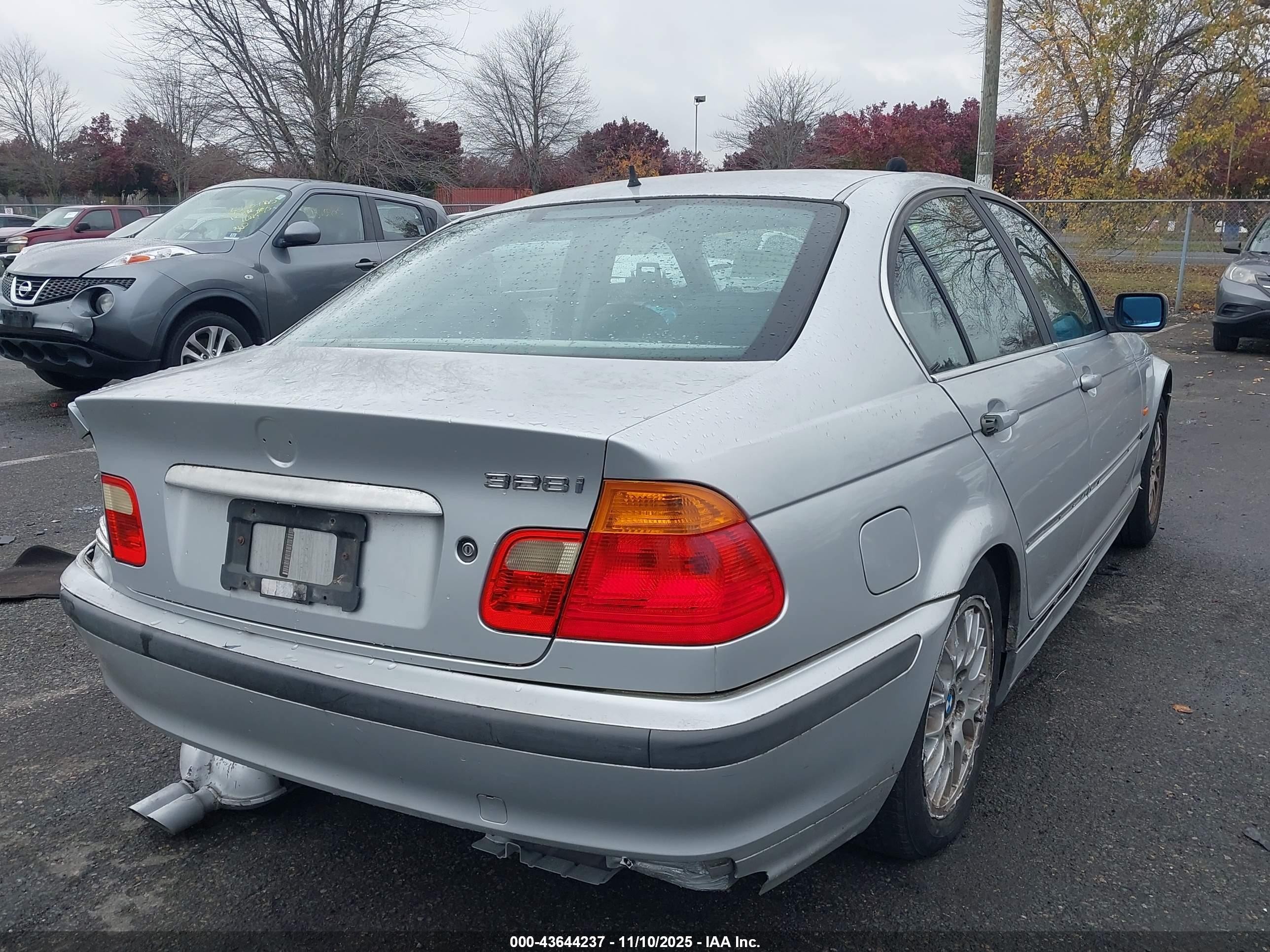 1999 Bmw 328i   Silver vin: WBAAM5330XFR05418