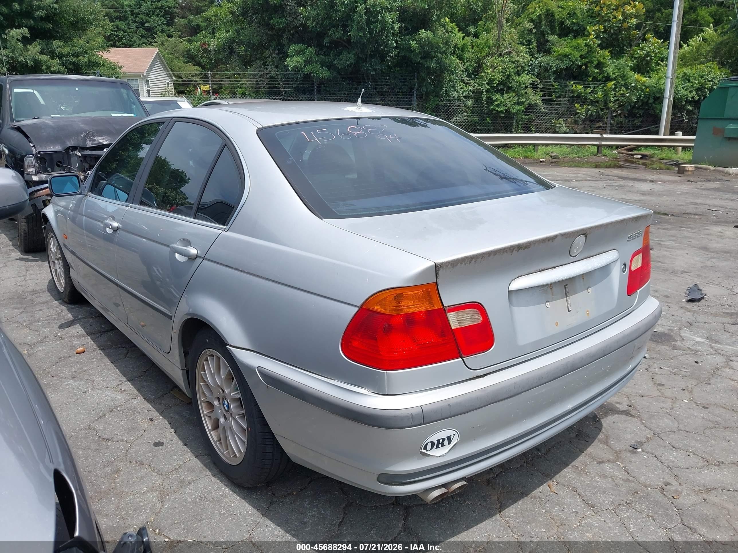 2000 Bmw 328i   Gray vin: WBAAM5332YFR15191