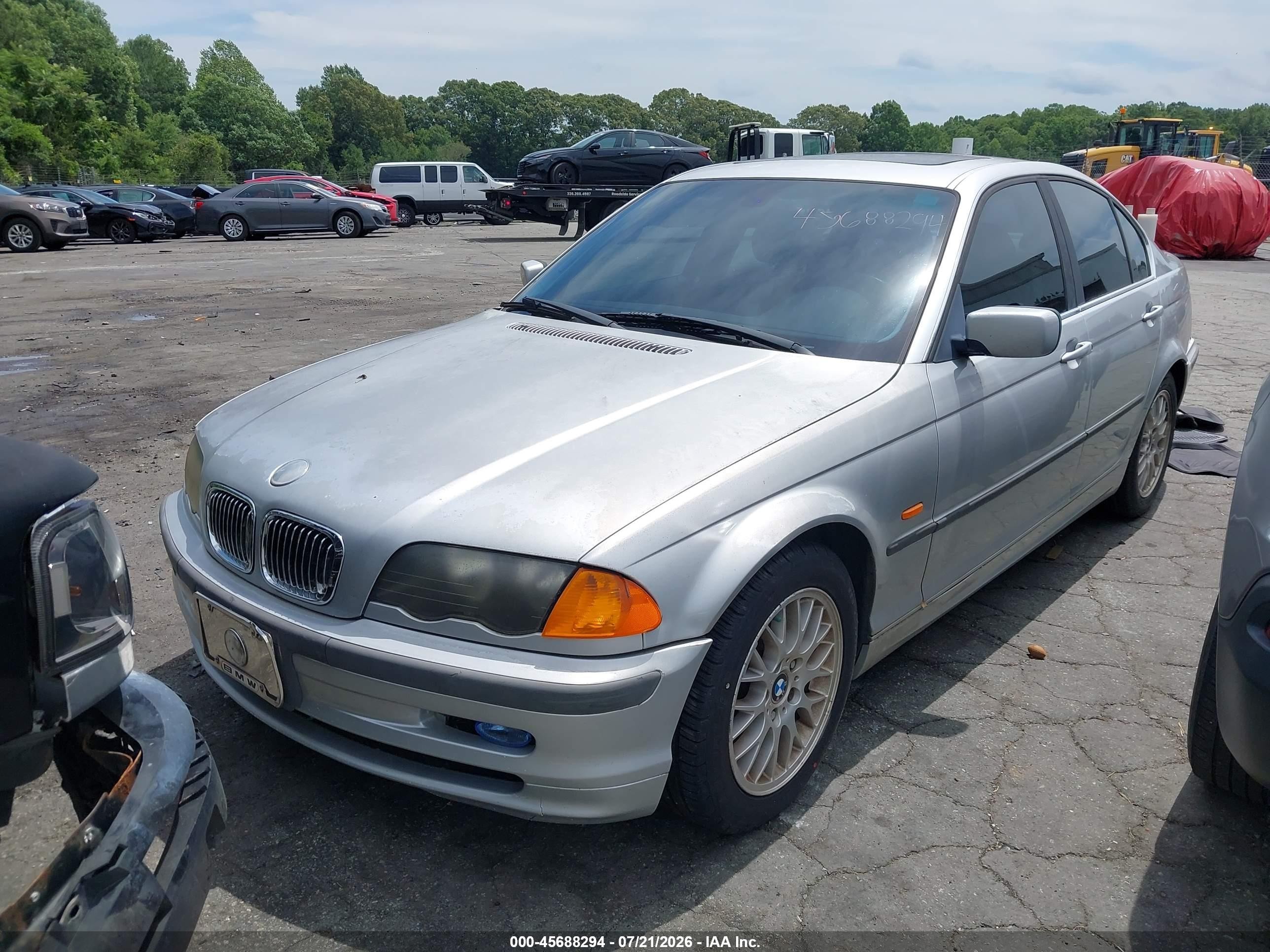 2000 Bmw 328i   Gray vin: WBAAM5332YFR15191
