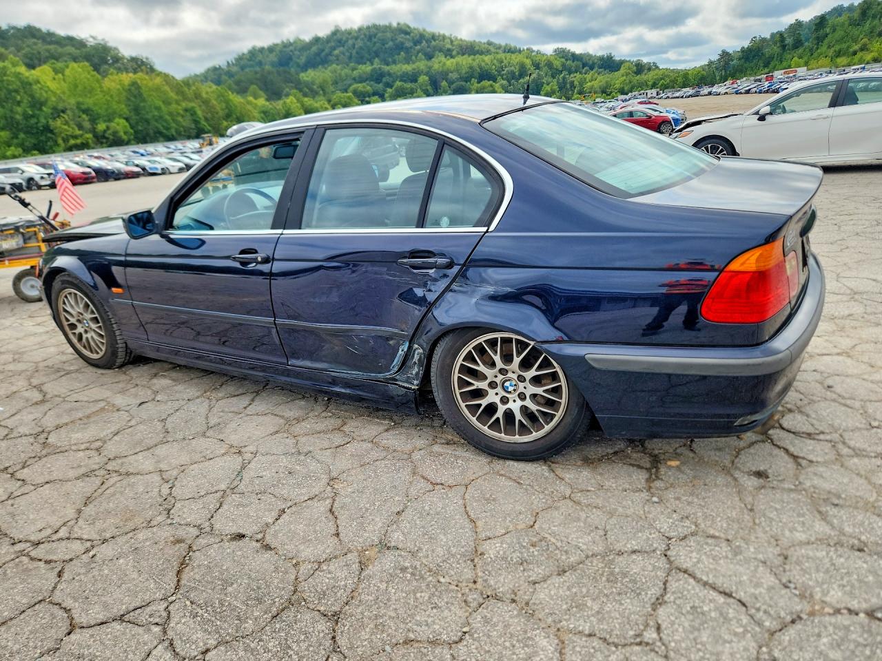 2000 Bmw 328 I Blue vin: WBAAM5338YJR57619