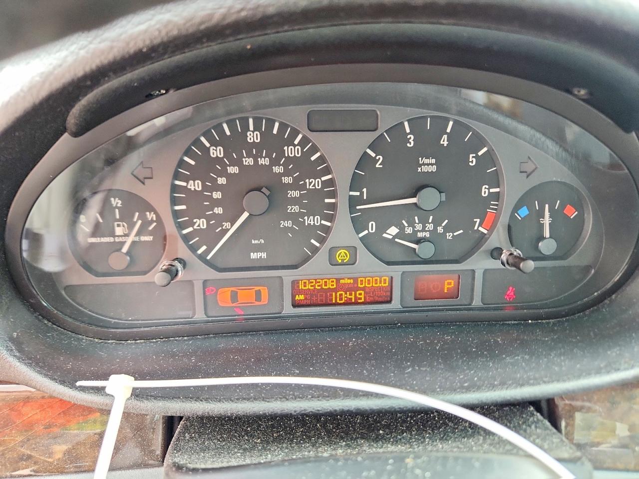 2000 Bmw 328 I Blue vin: WBAAM5338YJR57619