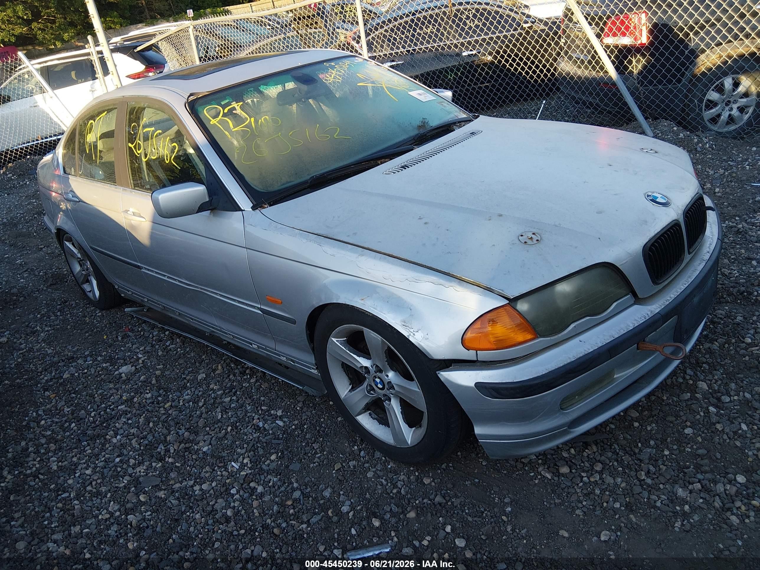 1999 Bmw 328i   Gray vin: WBAAM5339XKG09193
