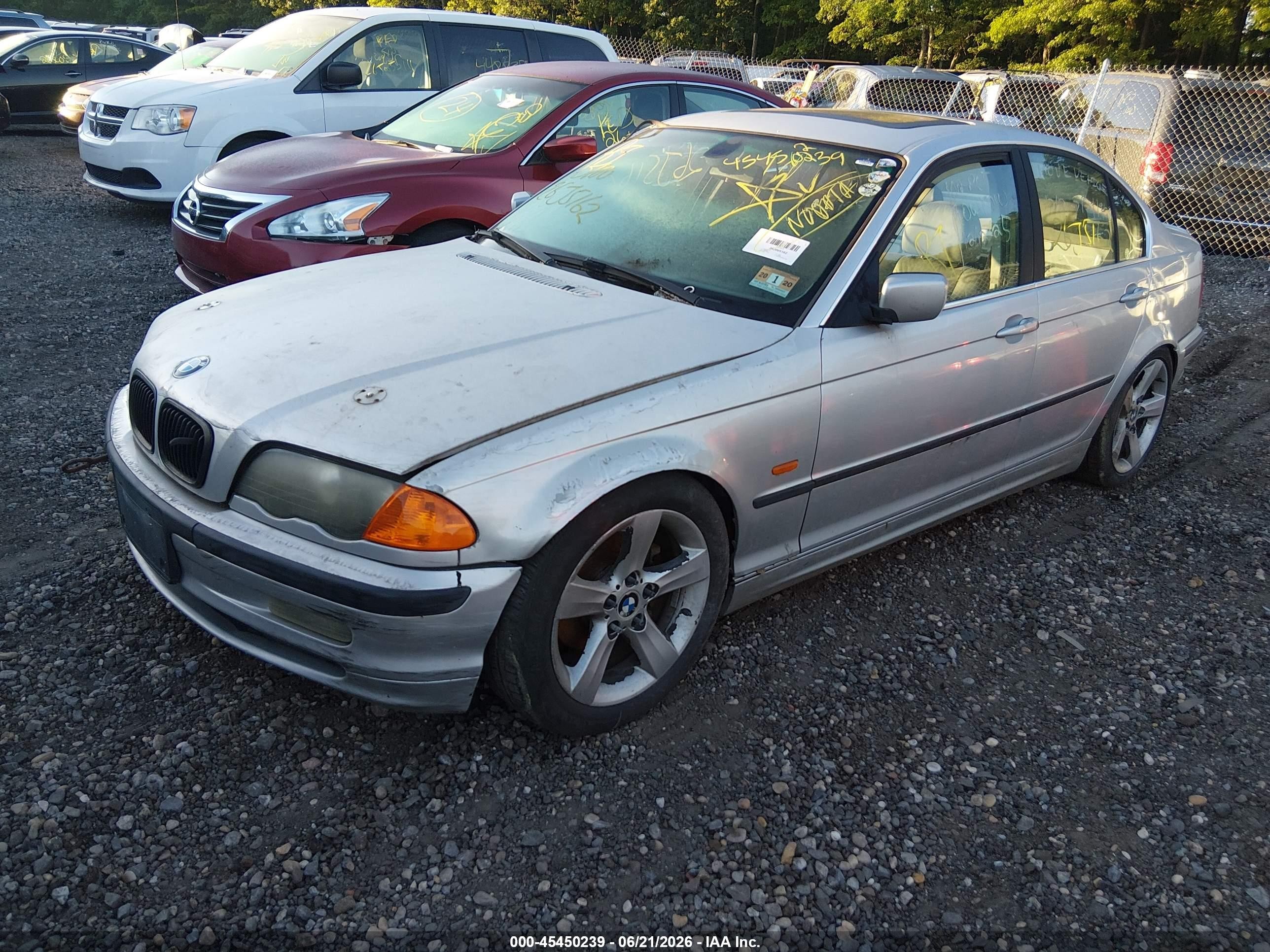 1999 Bmw 328i   Gray vin: WBAAM5339XKG09193