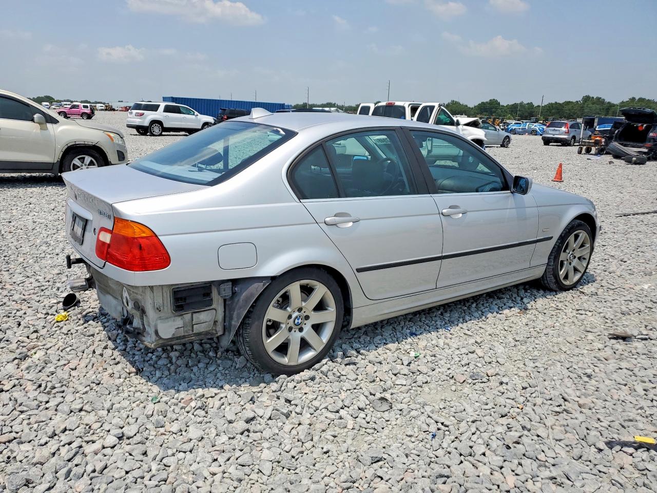 2000 Bmw 328 I Silver vin: WBAAM5341YFR20004