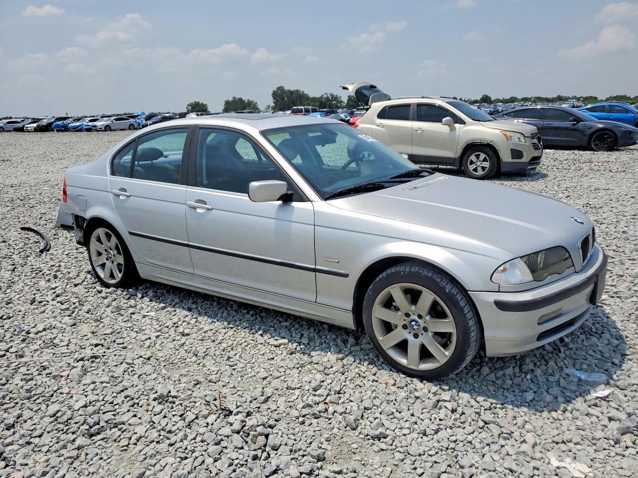 2000 Bmw 328 I Silver vin: WBAAM5341YFR20004