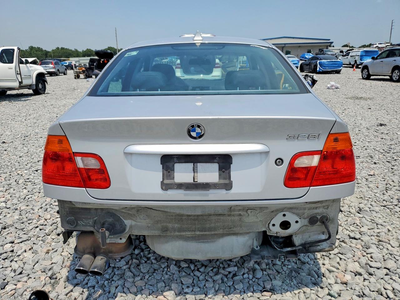 2000 Bmw 328 I Silver vin: WBAAM5341YFR20004