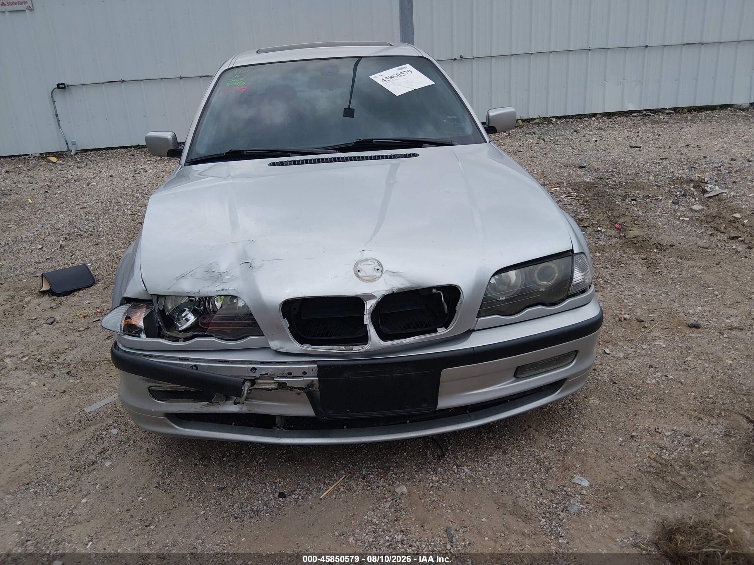 2000 Bmw 328i   Silver vin: WBAAM5341YJR59561