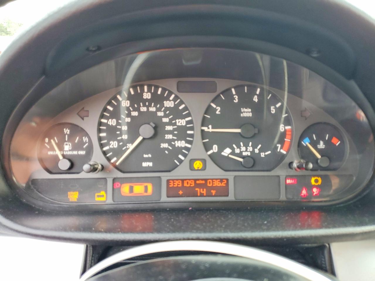 2000 Bmw 328 I Silver vin: WBAAM5348YEJ42354