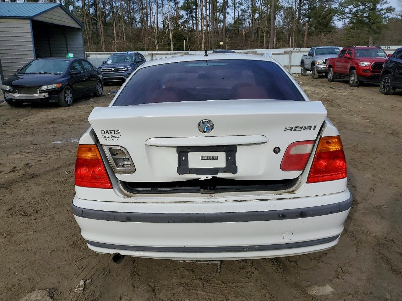 2000 Bmw 328 I White vin: WBAAM5349YJR61672